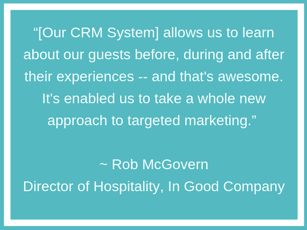 ICG sevenrooms restaurant crm quote