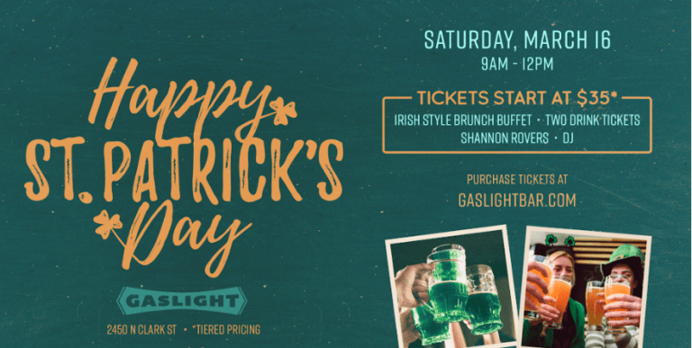 st patricks day restaurant event