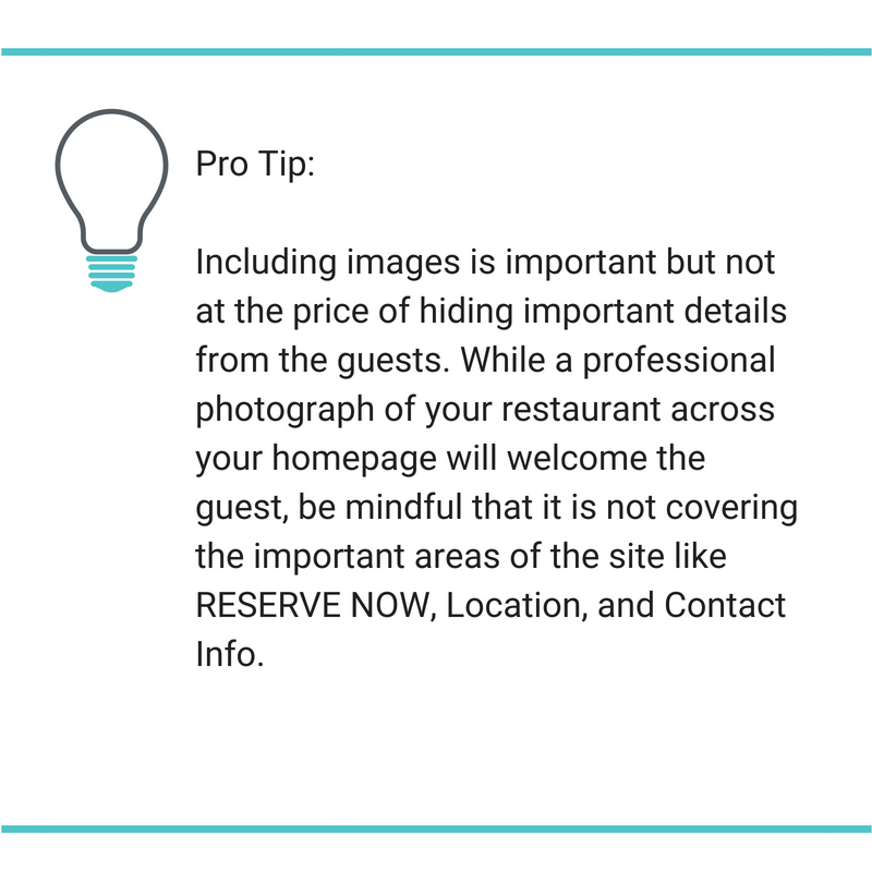 Pro-Tip_avoid distracting images restaurant website