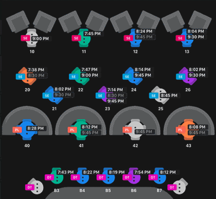 second floor plan view